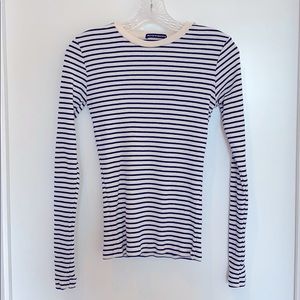 Brandy Melville Striped Long Shirt